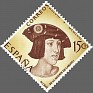 Spain 1958 Characters 15 CTS Brown & Yellow Edifil 1224